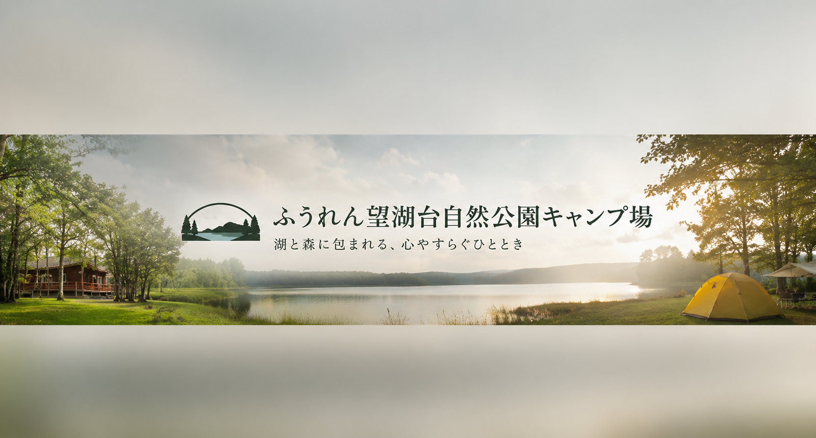 湖と森、満天の星空に包まれる。自然の魅力を満喫できる「ふうれん望湖台自然公園キャンプ場」