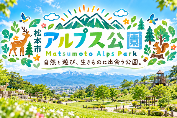 【長野県松本市】自然と遊び、動物とのふれあいを楽しむ。アルプス公園で過ごす家族の休日