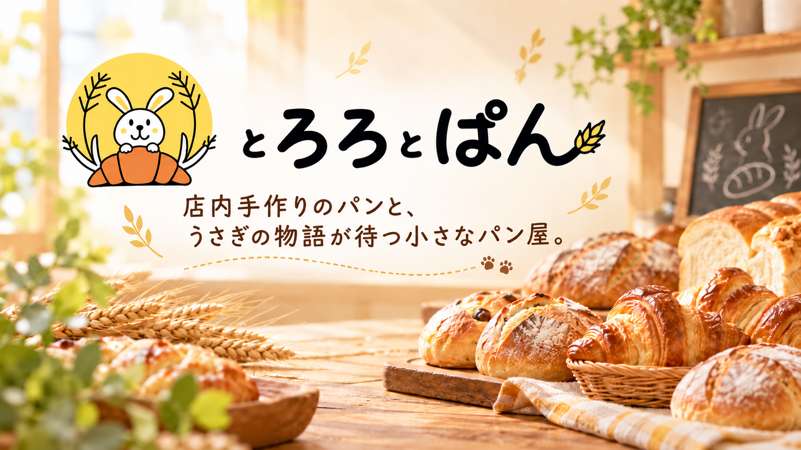 宇都宮で出会う、店内手作りのパンとうさぎの物語｜とろろとぱん