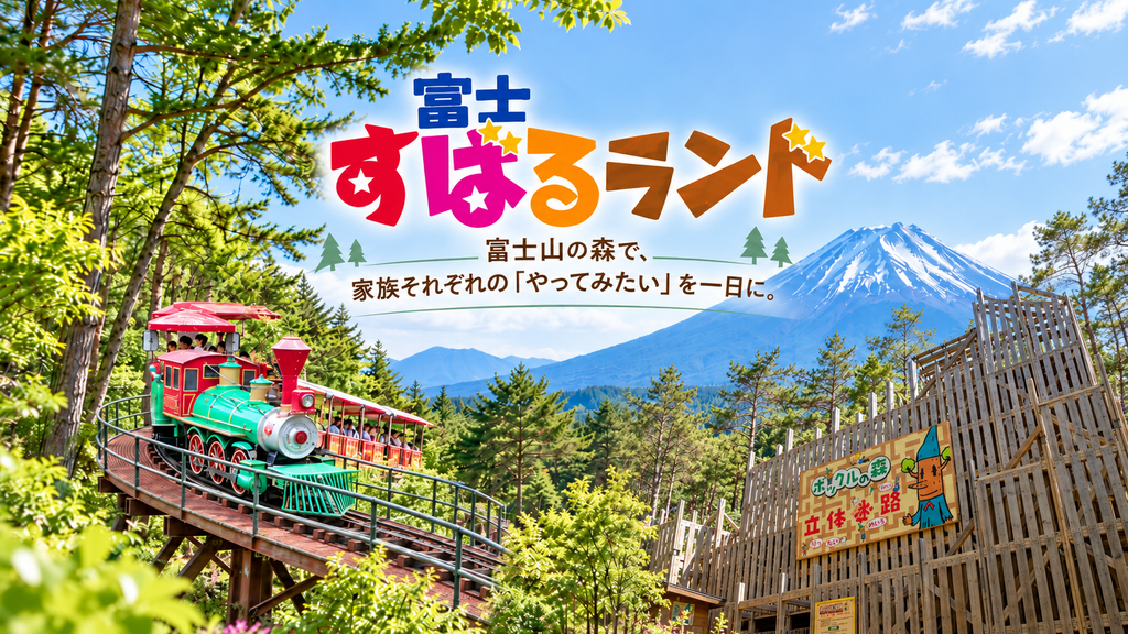 富士山の自然の中で、遊ぶ・ふれあう・過ごす。家族の一日が広がる「富士すばるランド」